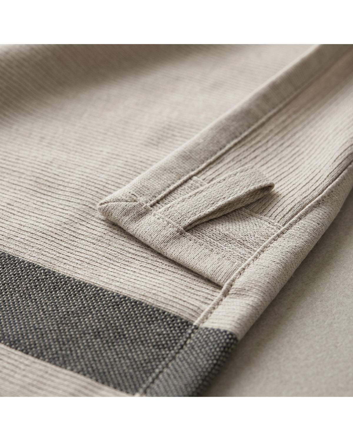 Latce Bamboo Viscose Cotton Training Towel 90 x 40 cm Stone - Detail view