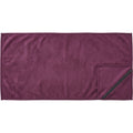 Latce Suede Microfiber Sports Towel 80 x 35 cm Plum Pocket - Product view